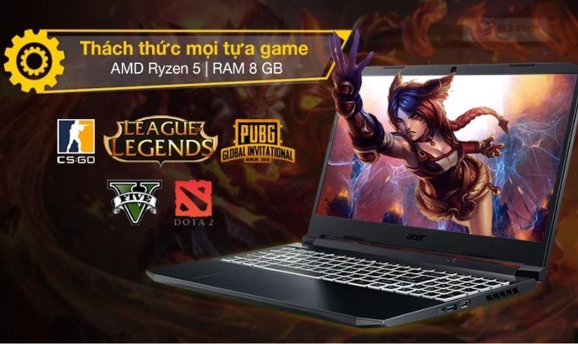 Acer Nitro 5 Tiger AN515 58 52SP - TOP laptop gaming giảm giá Black Friday 2024