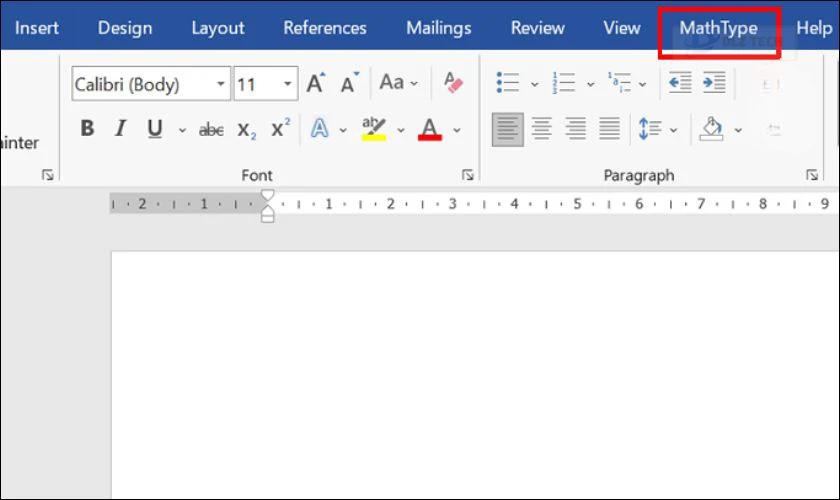 Gõ công thức toán học trong Word bằng phần mềm MathType nhanh
