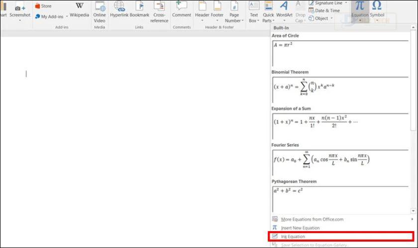 Chọn Ink Equation