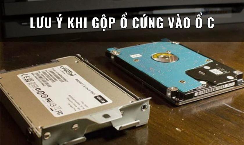 Lưu ý cần biết trước khi gộp ổ trên máy tính