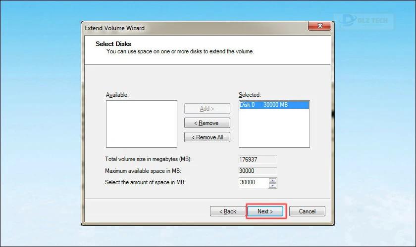 Sau khi gộp Win 7, chỉ cần nhấp vào Next cho đến khi hoàn tất