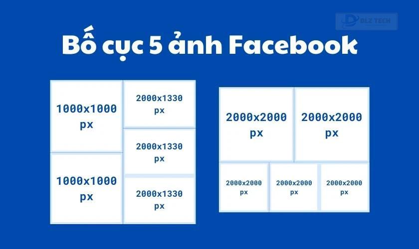Bố cục kích thước ảnh đăng facebook không bị vỡ