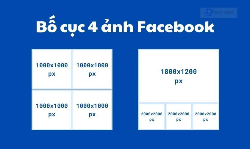 Bố cục 4 ảnh
