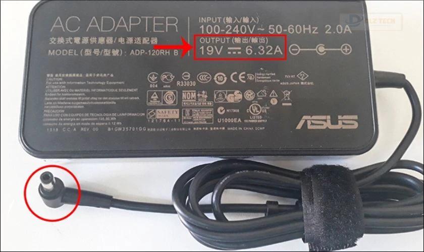 Kiểm tra với bộ sạc còn sử dụng được