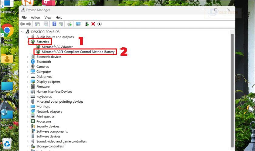 Chọn Uninstall device