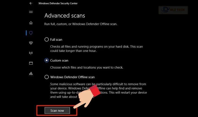 Hướng dẫn cách khắc phục laptop không nhận chuột và bàn phím bằng cách quét virus