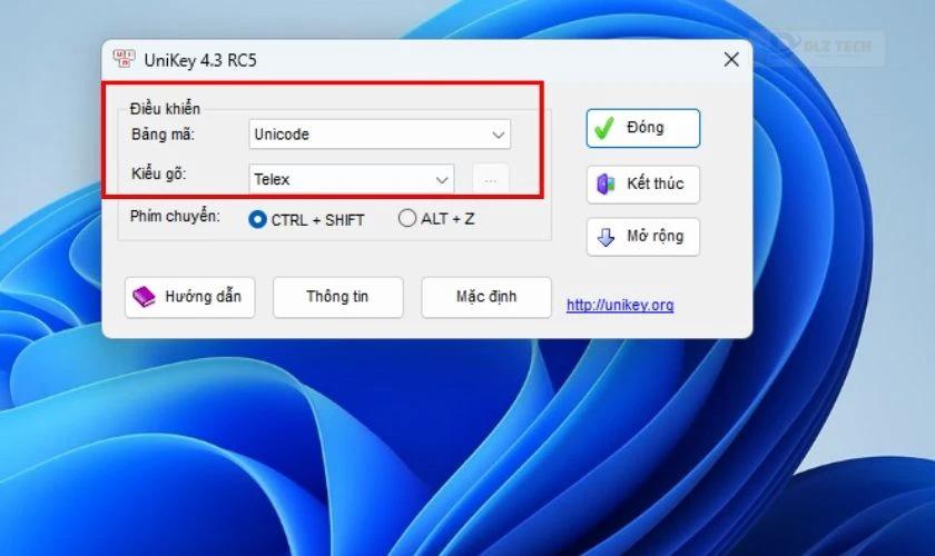 Kiểm tra Unikey
