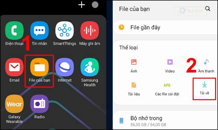 Kiểm tra tập tin khi bị lỗi không mở được file Excel trên điện thoại