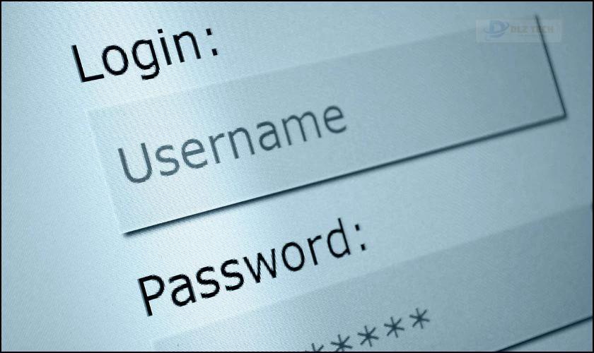 Đăng nhập bằng tài khoản khác khi bị lỗi không mở được file Excel trên điện thoại