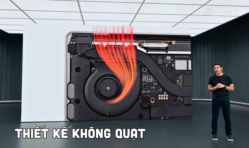 Ưu điểm của Macbook Air M2 khi không có quạt tản nhiệt
