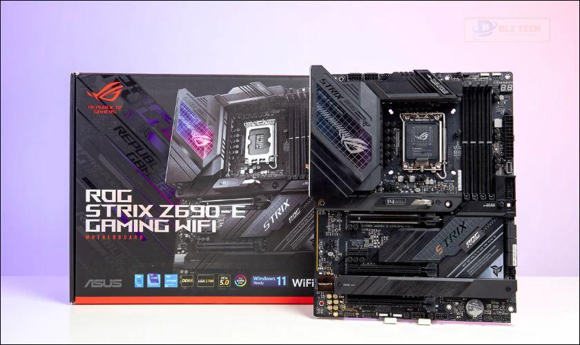 ASUS ROG Strix Z690-E Gaming - Main hỗ trợ cả DDR4 và DDR5 nên mua