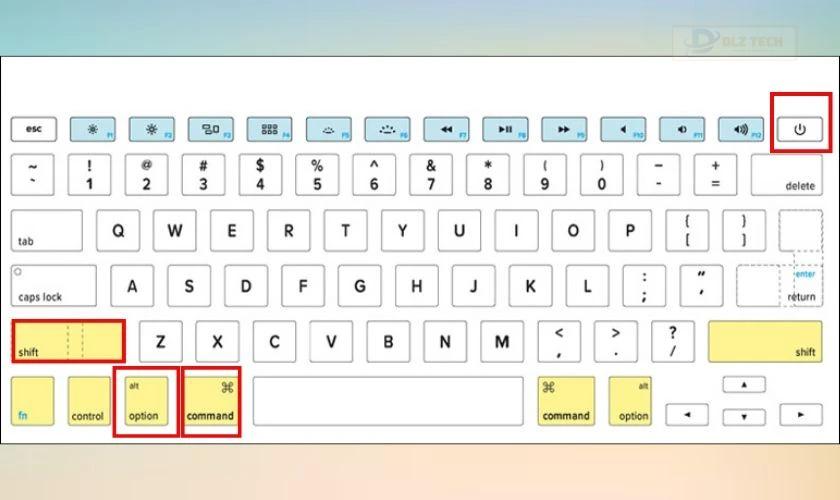 Reset SMC trên MacBook sửa lỗi ám xanh màn hình