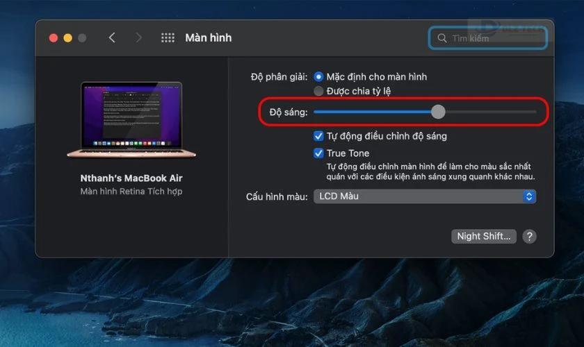 Lỗi màn hình Macbook