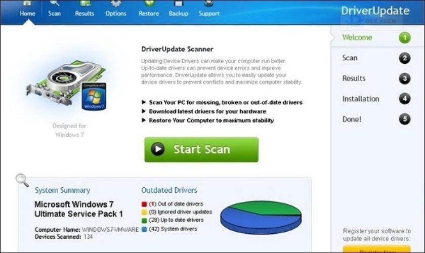 Cài đặt đúng Driver cho card màn hình