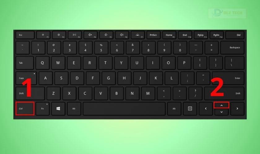 Phím tắt chuyển sheet sang trái trên Excel