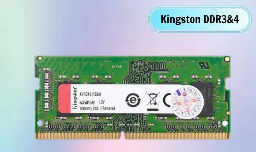 Kingston DDR4 và DDR3 RAM
