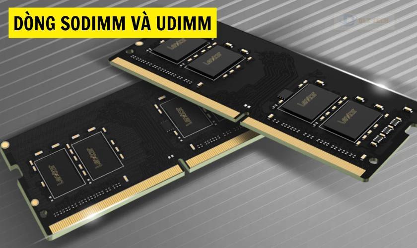 RAM Lexar dòng SODIMM và UDIMM