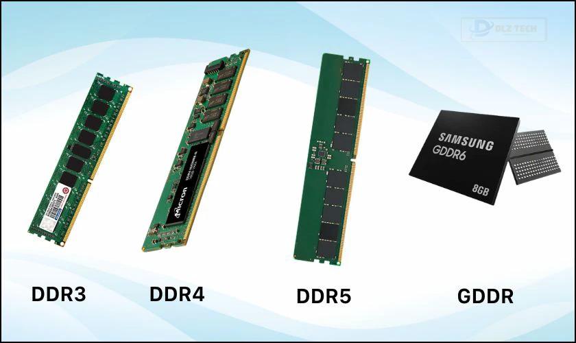 Các loại RAM phổ biến hiện nay