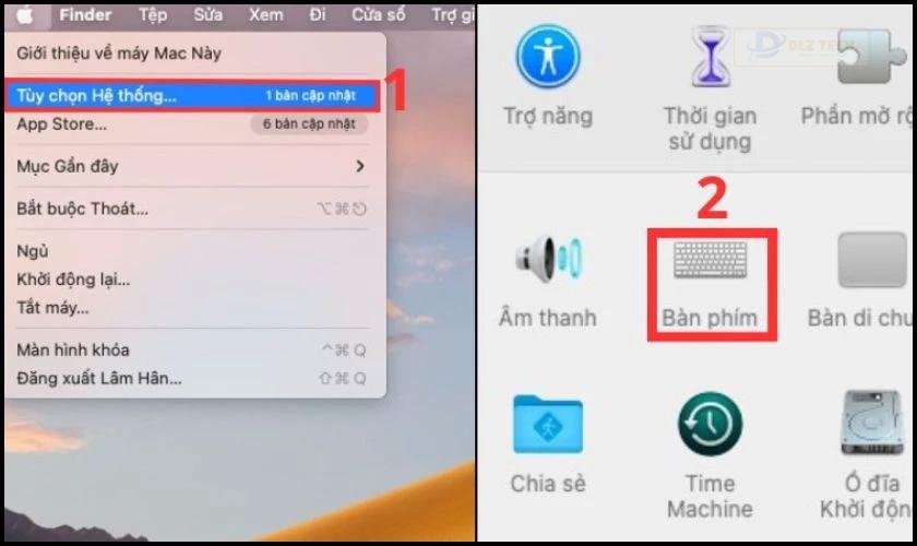 Cách reset bàn phím laptop MacOS