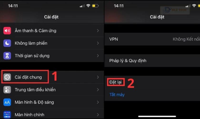 Cách reset bàn phím iPhone, iPad