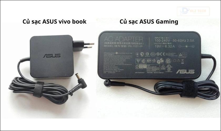 Dùng sạc laptop cùng hãng khác dòng có sao không?