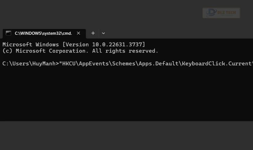 Tắt âm thanh bằng Command Prompt