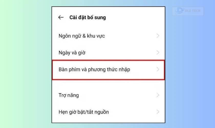 Thay đổi kích cỡ bàn phím Xiaomi