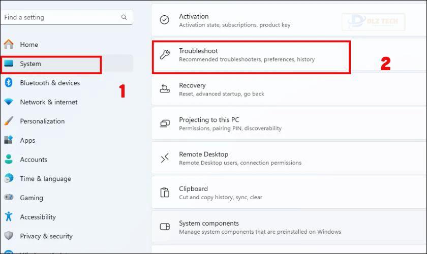 Chạy Windows Troubleshooter