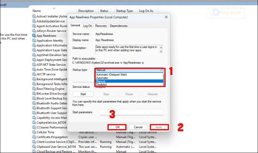 Sửa đổi App Readiness