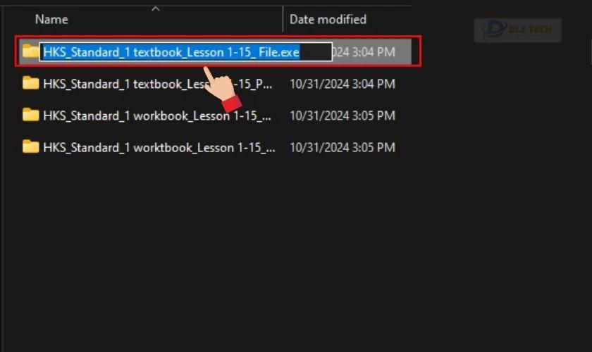 Đổi tên tệp Exe