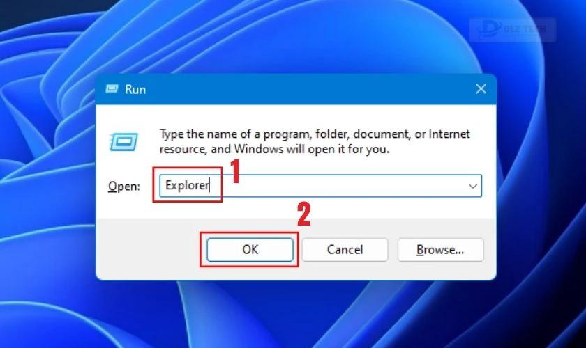Kiểm tra File Explorer sau khi khởi động lại