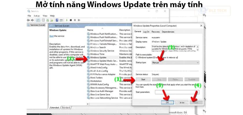 Cách khắc phục tình trạng không update được Win 10