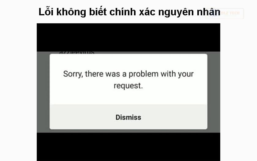 Xử lý instagram bị lỗi không biết chính xác nguyên nhân