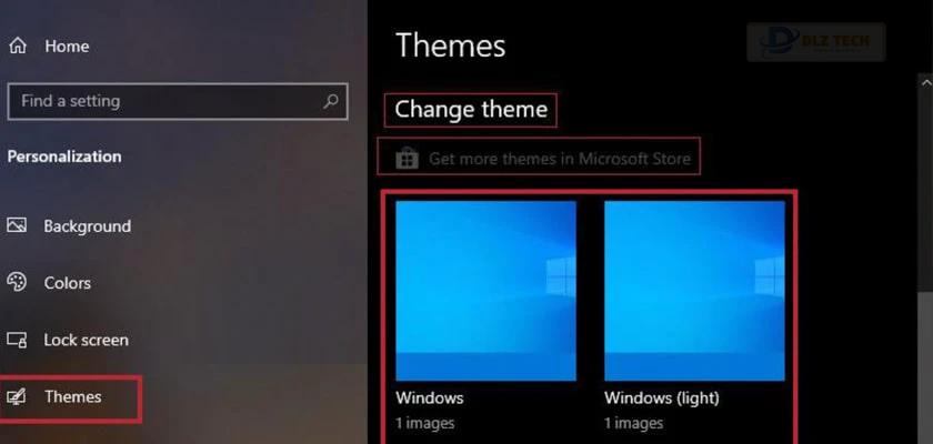 Cách đổi theme sau khi download về