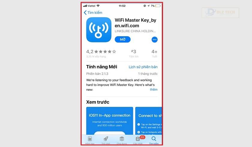 phần mềm hack pass wifi trên iPhone