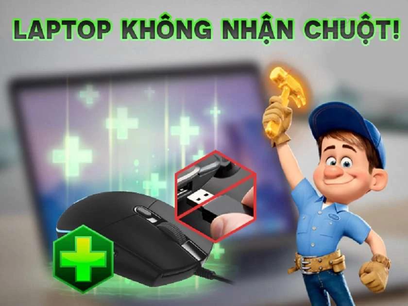 Lỗi laptop không nhận chuột