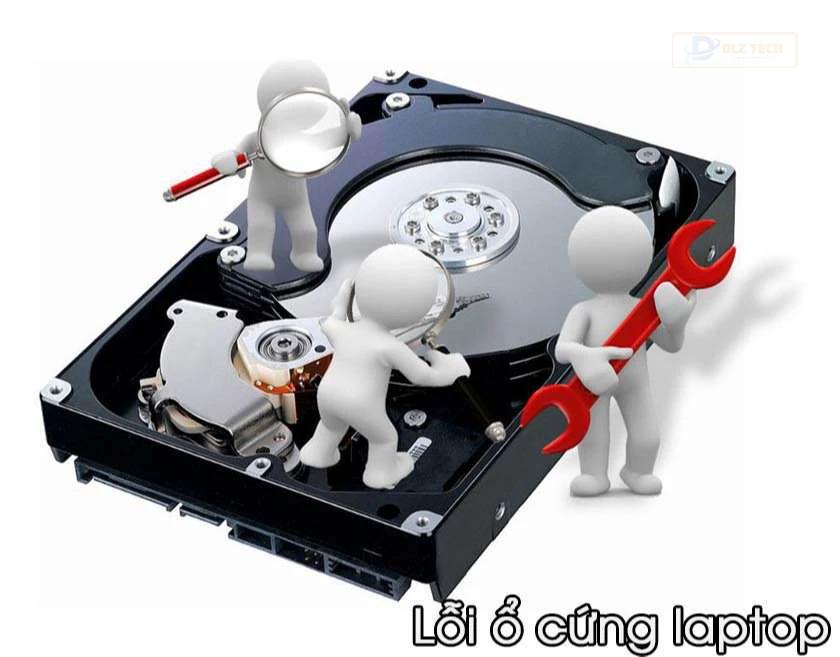 ổ cứng hư hỏng