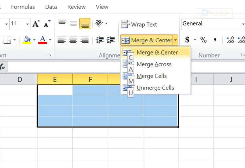 Tổng hợp phím tắt cơ bản trong Excel