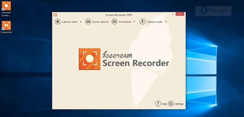 Phần mềm quay màn hình win 10 bằng IceCream Screen Recorder