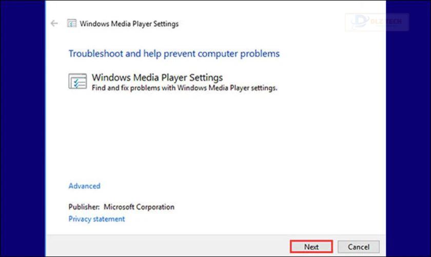 Sửa lỗi Windows Media Player encountered a problem bằng Control Panel
