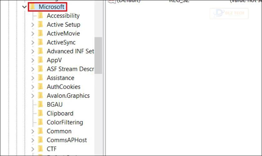 Tìm và chọn Microsoft