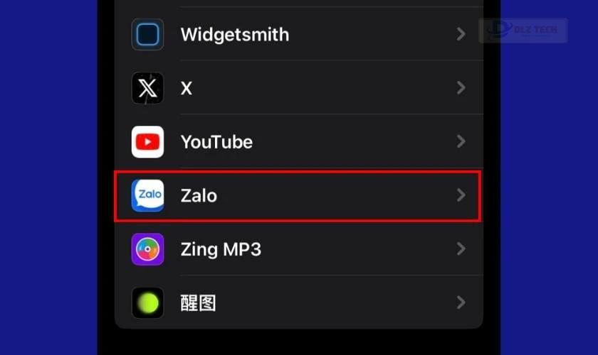Cấp quyền thông báo cho Zalo khi Zalo không nhận được cuộc gọi