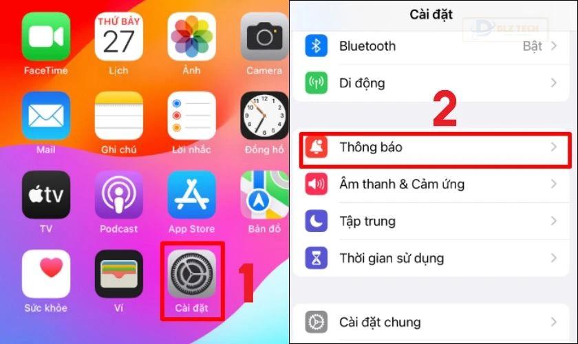 Cấp quyền thông báo cho Zalo