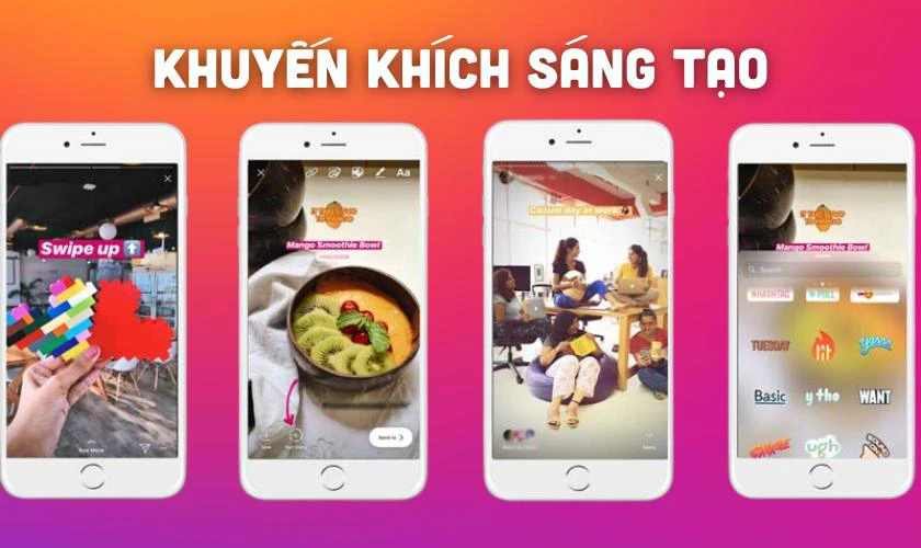 Khuyến khích sự sáng tạo và chia sẻ tự nhiên