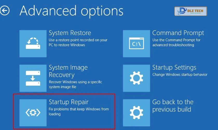 Khôi phục Windows về thời điểm trước khi xảy ra lỗi Invalid Partition Table