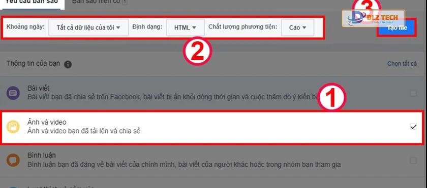 Khôi phục ảnh đã xóa trên Facebook bằng máy tính
