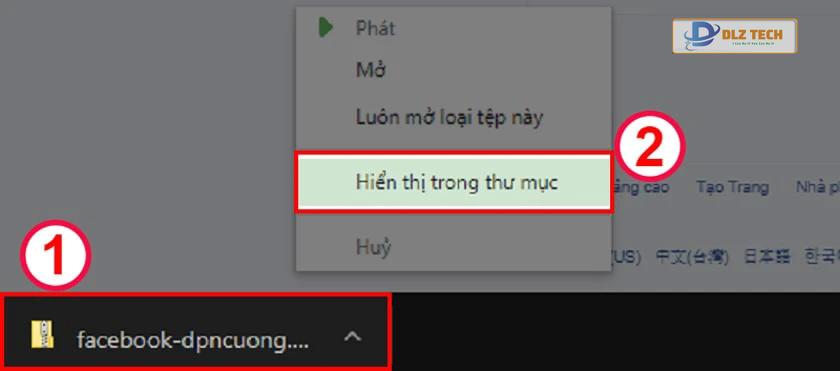 Khôi phục ảnh đã xóa trên Facebook bằng máy tính