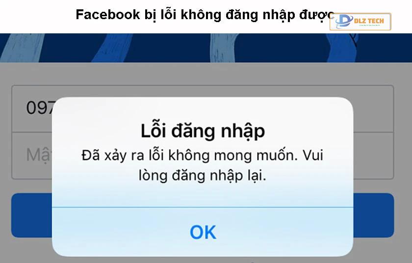 Lỗi khi không thể truy cập Facebook