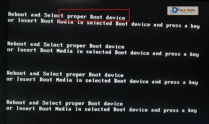 Nhấn F12 để mở menu Boot Device