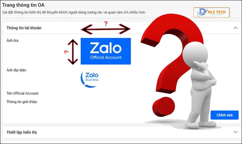 Kích thước ảnh bìa Zalo Fanpage OA là bao nhiêu?